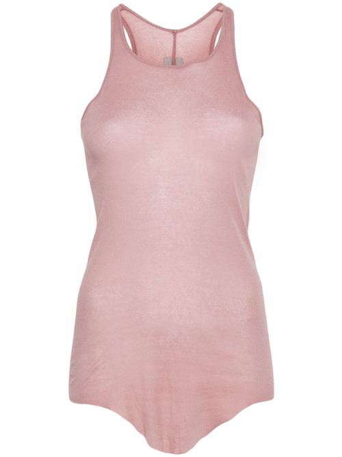 Top in cotone organico rosa Rick Owens | RP01D2101MR63